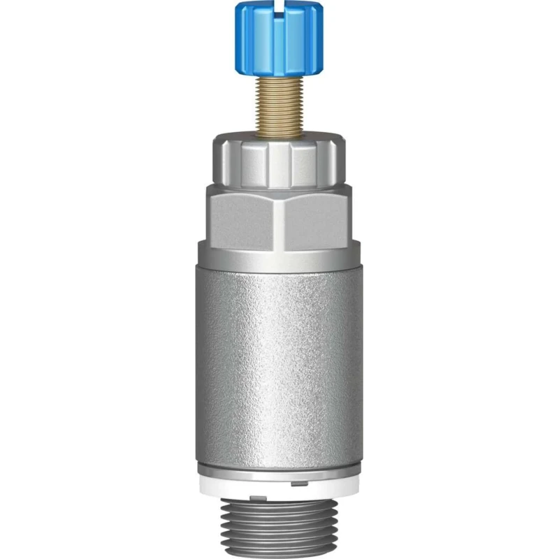 Festo GRLA Series Flow Controller Exhaust Valve, 197581, Inlet Female, Outlet Male Threaded GRLA-1/8-QS-6-RS-D