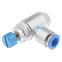 Festo Pneumatic Flow Controller Exhaust Valve GRLA Series, Threaded 1 Bar Max Pressure GRLA-3/8-QS-10-RS-D