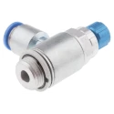 Festo Pneumatic Flow Controller Exhaust Valve GRLA Series, Threaded 1 Bar Max Pressure GRLA-3/8-QS-10-RS-D
