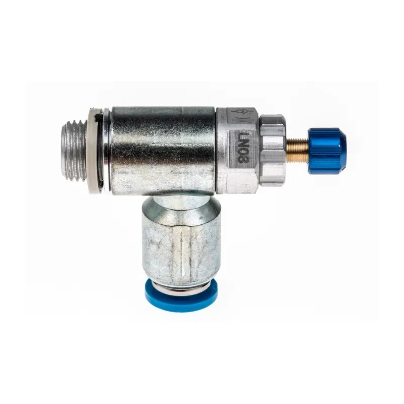 Festo GRLA Series Flow Controller Exhaust Valve, 197581, Inlet Female, Outlet Male Threaded GRLA-1/8-QS-6-RS-D