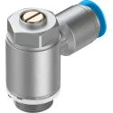 Festo Exhaust Valve Flow Controller GRLA Series Threaded Outlet 1 bar Max Operating Pressure GRLA-3/8-QS-10-D