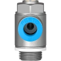 Festo Exhaust Valve Flow Controller GRLA Series Threaded Outlet 1 bar Max Operating Pressure GRLA-3/8-QS-10-D