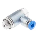 Festo GRLA Series Flow Controller Exhaust Valve Threaded ISO 1179-1 and ISO 228-1, 1 bar Pressure, -10°C to GRLA-1/8-QS-4-D