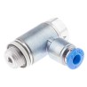 Festo GRLA Series Flow Controller Exhaust Valve Threaded ISO 1179-1 and ISO 228-1, 1 bar Pressure, -10°C to GRLA-1/8-QS-4-D
