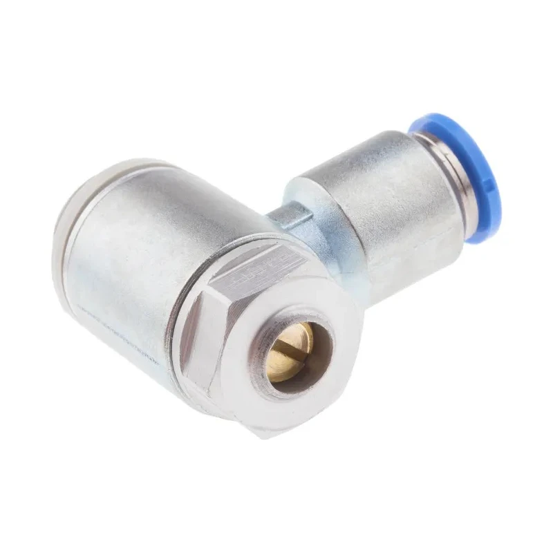 Festo Exhaust Valve Flow Controller GRLA Series Threaded Outlet 1 bar Max Operating Pressure GRLA-3/8-QS-10-D
