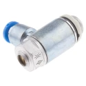 Festo GRLA Series Flow Controller Exhaust Valve Threaded ISO 1179-1 and ISO 228-1, 1 bar Pressure, -10°C to GRLA-1/8-QS-4-D
