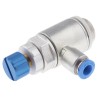 Festo GRLA Series One-Way Flow Controller Exhaust Valve with Threaded Inlet Female and Outlet Male GRLA-3/8-QS-6-RS-D