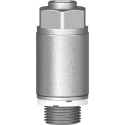 Festo GRLA Series Flow Controller Exhaust Valve Threaded ISO 1179-1 and ISO 228-1, 1 bar Pressure, -10°C to GRLA-1/8-QS-4-D