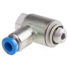Festo Exhaust Valve Flow Controller , Male Inlet ISO 1179-1 and ISO 228-1 Threaded, Max Pressure 10 bar GRLA-1/8-QS-6-MF-D