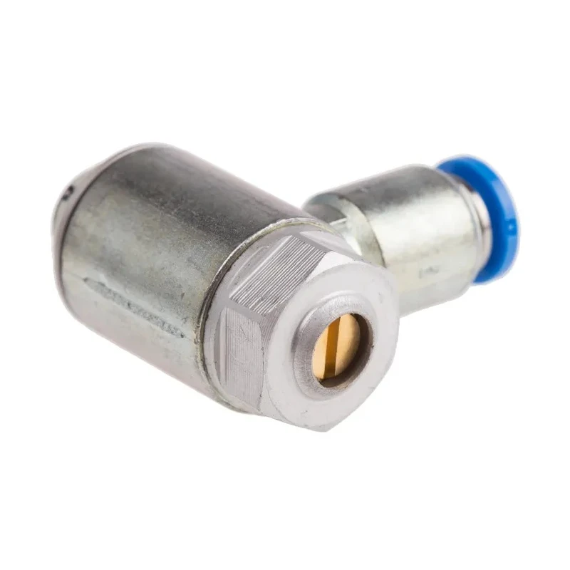 Festo Exhaust Valve Flow Controller , Male Inlet ISO 1179-1 and ISO 228-1 Threaded, Max Pressure 10 bar GRLA-1/8-QS-6-MF-D