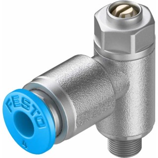 Festo GRLA Series Flow Controller Exhaust Valve 4mm Tube Inlet Port 5mm Outlet Thread GRLA-M5-QS-4-D
