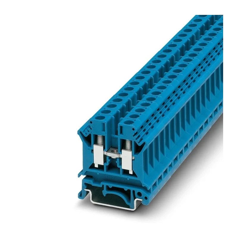 Phoenix Contact Feed Through Terminal Block UK 6 N BU Series Blue 0.2mm² to 6 mm², 1-Level, Screw Termination, 800V 3004977
