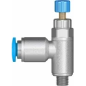 Festo Pneumatic Flow Controller Exhaust Valve GRLA Series, Threaded ISO 1179-1 and ISO 228-1, 1 bar Max GRLA-M5-QS-4-RS-D