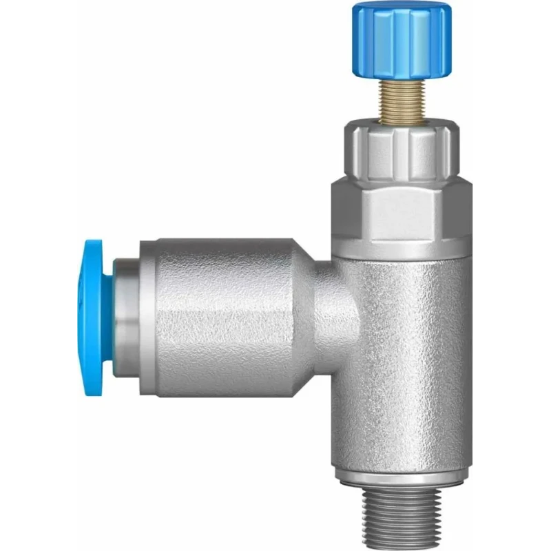 Festo Pneumatic Flow Controller Exhaust Valve GRLA Series, Threaded ISO 1179-1 and ISO 228-1, 1 bar Max GRLA-M5-QS-4-RS-D