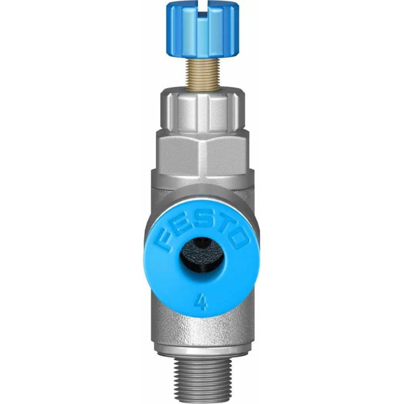 Festo Pneumatic Flow Controller Exhaust Valve GRLA Series, Threaded ISO 1179-1 and ISO 228-1, 1 bar Max GRLA-M5-QS-4-RS-D