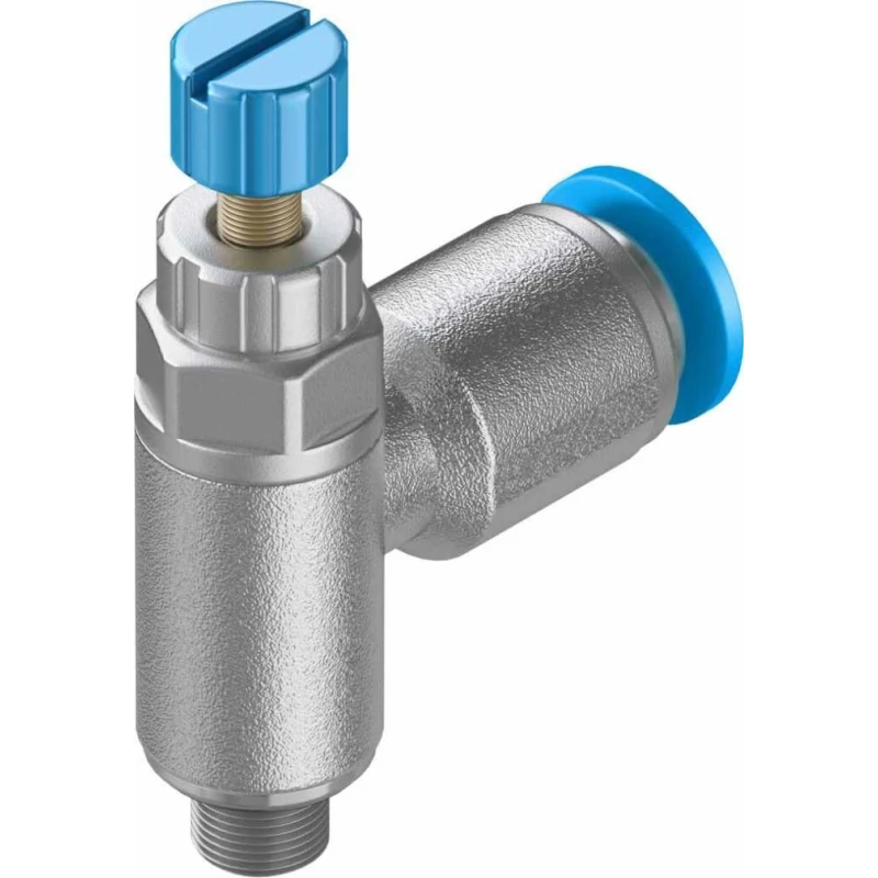 Festo Pneumatic Flow Controller Exhaust Valve GRLA Series, Threaded ISO 1179-1 and ISO 228-1, 1 bar Max GRLA-M5-QS-4-RS-D