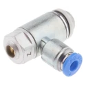 Festo GRLZ Series Flow Controller Flow Regulator 4 mm Tube Inlet Port ISO 1179-1 and ISO 228-1 Threaded GRLZ-1/8-QS-4-D