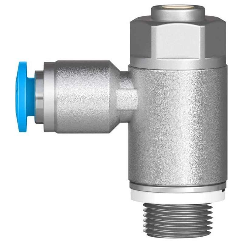 Festo GRLZ Series Flow Controller Flow Regulator 4 mm Tube Inlet Port ISO 1179-1 and ISO 228-1 Threaded GRLZ-1/8-QS-4-D
