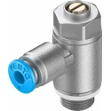 Festo GRLZ Series Flow Controller Flow Regulator 4 mm Tube Inlet Port ISO 1179-1 and ISO 228-1 Threaded GRLZ-1/8-QS-4-D