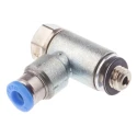 Festo Pneumatic Flow Controller Exhaust Valve GRLA Series Threaded ISO 1179-1 and ISO 228-1 GRLA-M5-QS-3-D