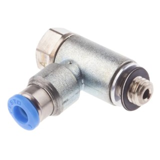 Festo Pneumatic Flow Controller Exhaust Valve GRLA Series Threaded ISO 1179-1 and ISO 228-1 GRLA-M5-QS-3-D