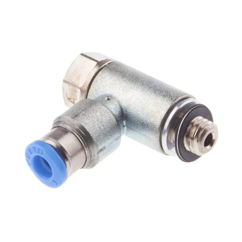 Festo Pneumatic Flow Controller Exhaust Valve GRLA Series Threaded ISO 1179-1 and ISO 228-1 GRLA-M5-QS-3-D