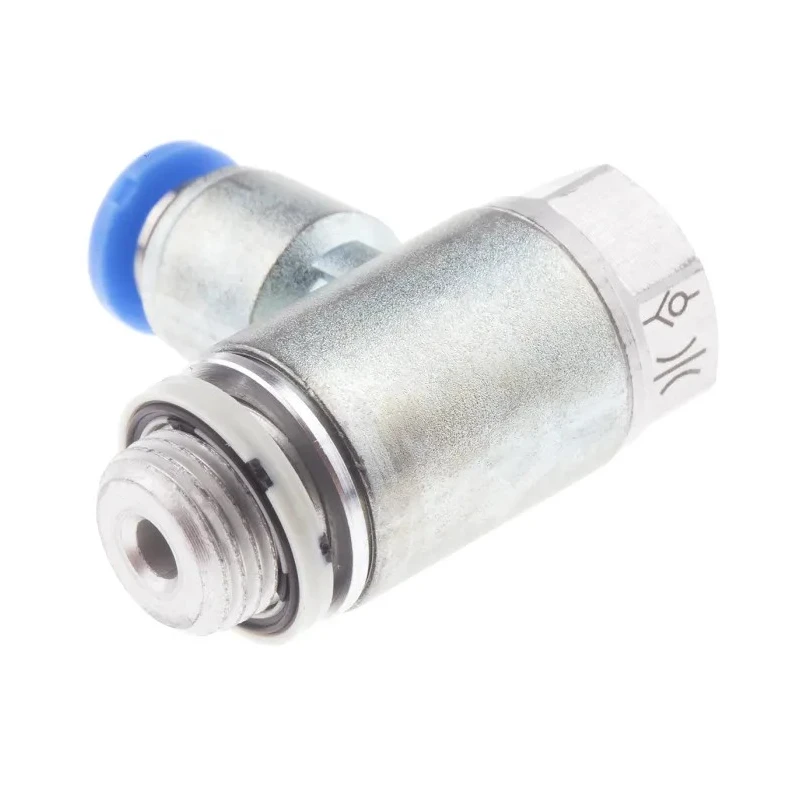 Festo GRLZ Series Flow Controller Flow Regulator 4 mm Tube Inlet Port ISO 1179-1 and ISO 228-1 Threaded GRLZ-1/8-QS-4-D