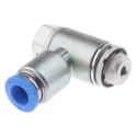Festo GRLZ Series Flow Regulator 6 mm Tube Inlet Port Threaded Outlet Male GRLZ-1/8-QS-6-D