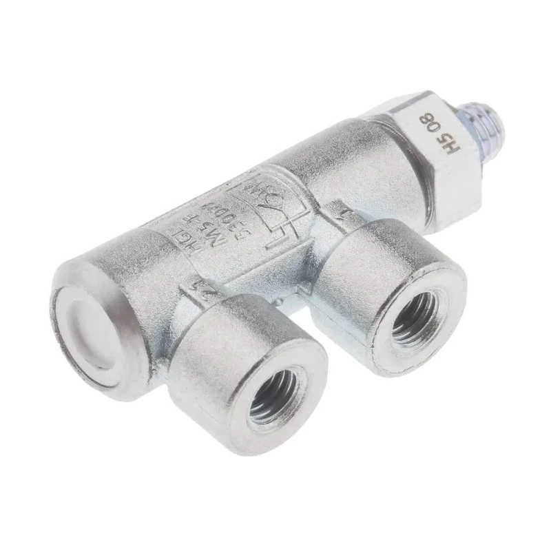 Festo HGL Series Pneumatic Non-Return Check Valve Aluminium, Brass, Zinc Body, 12 Bar Max Pressure, -10°C to 60°C HGL-M5-B