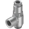 Festo HGL Series Non-Return Check Valve Pneumatic Function Fitting, 10 bar, -10 °C to 60 °C, Anodised Aluminium & HGL-3/8-B