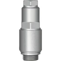 Festo HGL Series Non-Return Check Valve Pneumatic Function Fitting, 10 bar, -10 °C to 60 °C, Anodised Aluminium & HGL-3/8-B