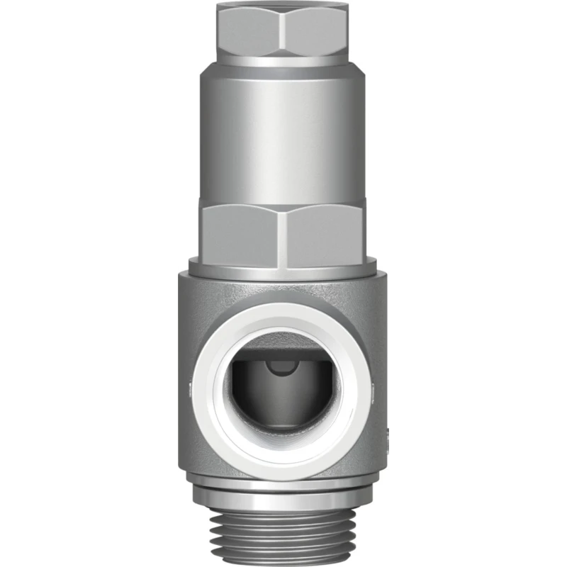 Festo HGL Series Non-Return Check Valve Pneumatic Function Fitting, 10 bar, -10 °C to 60 °C, Anodised Aluminium & HGL-3/8-B