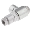 Festo HGL Series Non-Return Check Valve Pneumatic Function Fitting, 10 bar, -10 °C to 60 °C, Anodised Aluminium & HGL-3/8-B