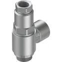 Festo HGL Series Non-Return Check Valve Pneumatic Function Fitting, 10 bar, -10 °C to 60 °C, Anodised Aluminium & HGL-3/8-B