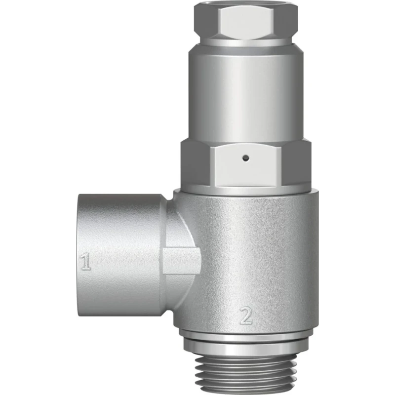 Festo HGL Series Non-Return Check Valve Pneumatic Function Fitting, 10 bar, -10 °C to 60 °C, Anodised Aluminium & HGL-3/8-B