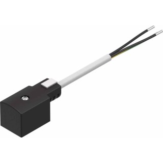Festo Plug And Cable For MFHE Series Solenoid Valve 2.5 m Length KMF-1-24DC-2.5-LED