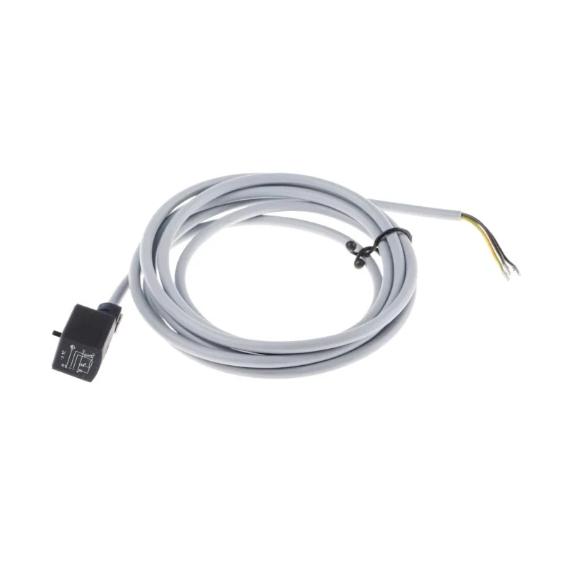 Festo Plug And Cable For MFHE Series Solenoid Valve 2.5 m Length KMF-1-24DC-2.5-LED