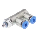 Festo Non-Return Check Valve Pneumatic Inline Valve Male/Female Port 10 bar 60°C HGL-M5-QS-4