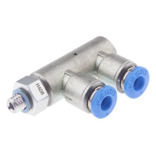 Festo Non-Return Check Valve Pneumatic Inline Valve Male/Female Port 10 bar 60°C HGL-M5-QS-4