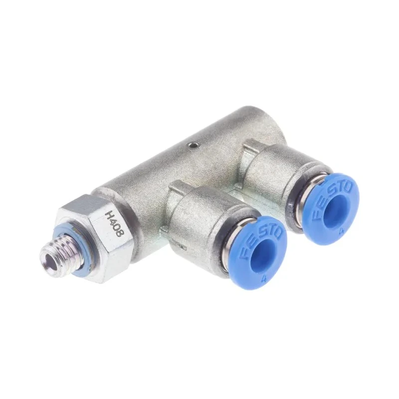 Festo Non-Return Check Valve Pneumatic Inline Valve Male/Female Port 10 bar 60°C HGL-M5-QS-4