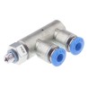 Festo Non-Return Check Valve Pneumatic Inline Valve Male/Female Port 10 bar 60°C HGL-M5-QS-4