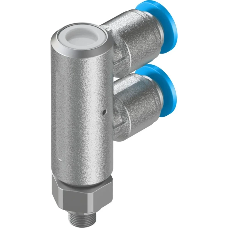 Festo Non-Return Check Valve Pneumatic Inline Valve Male/Female Port 10 bar 60°C HGL-M5-QS-4