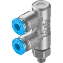 Festo Non-Return Check Valve Pneumatic Inline Valve Male/Female Port 10 bar 60°C HGL-M5-QS-4