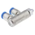 Festo Non-Return Check Valve Pneumatic Inline Valve Male/Female Port 10 bar 60°C HGL-M5-QS-4