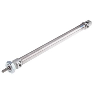 Festo Pneumatic Cylinder , Double-Acting, 20 mm Piston Diameter, 250 mm Stroke Length, Adjustable Air DSNU-20-250-PPV-A