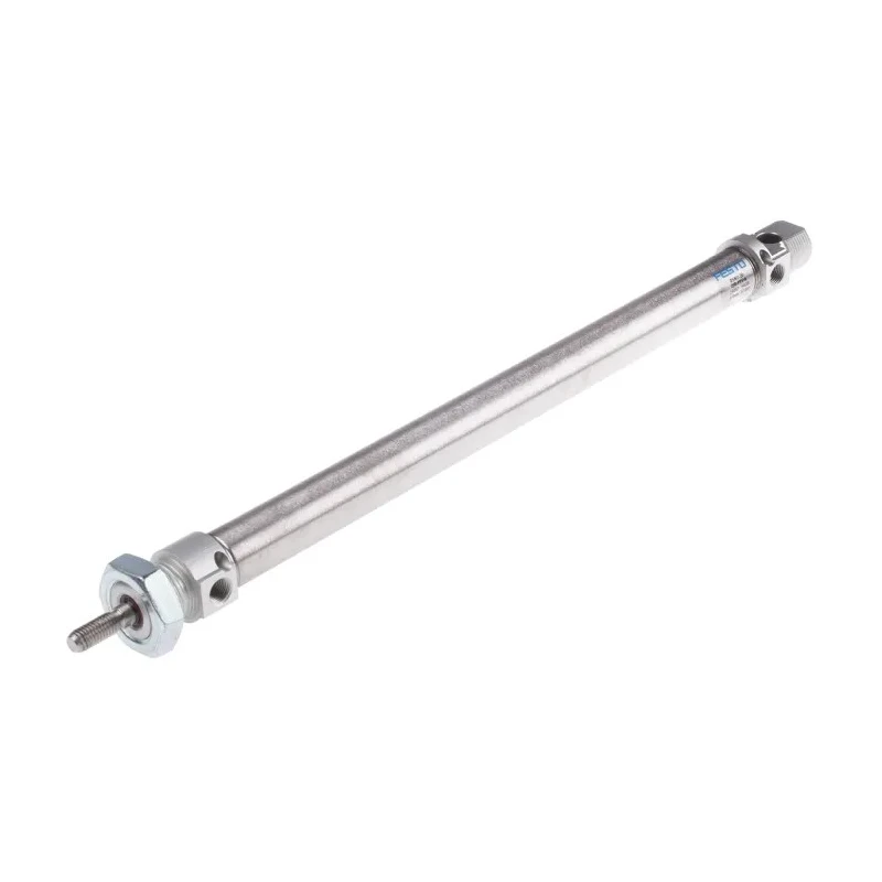 Festo Pneumatic Cylinder , Double-Acting, 20 mm Piston Diameter, 250 mm Stroke Length, Adjustable Air DSNU-20-250-PPV-A