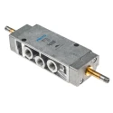 Festo Pneumatic Solenoid Valve 5/2 Bistable Aluminium Body G 1/4 Thread, 48/240V DC, 8 bar Max Pressure JMFH-5-1/4