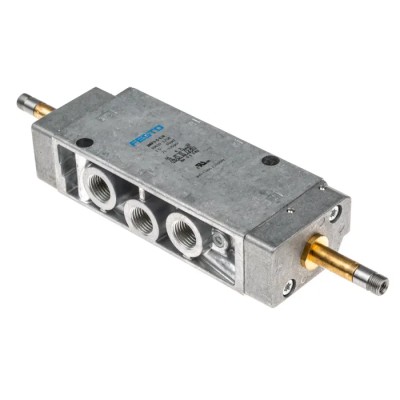 Festo Pneumatic Solenoid Valve 5/2 Bistable Aluminium Body G 1/4 Thread, 48/240V DC, 8 bar Max Pressure JMFH-5-1/4