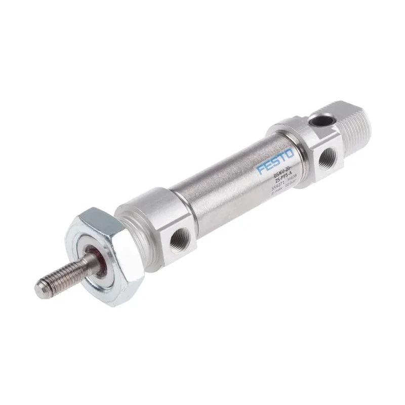 Festo Pneumatic Cylinder Double Acting 25 mm Stroke, 20 mm Bore DSNU-20-25-PPS-A