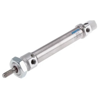 Festo Pneumatic Cylinder DSNU Series 80 mm Stroke, 212 mm Length, Pneumatic Cushioning, Metric Thread DSNU-20-80-PPV-A